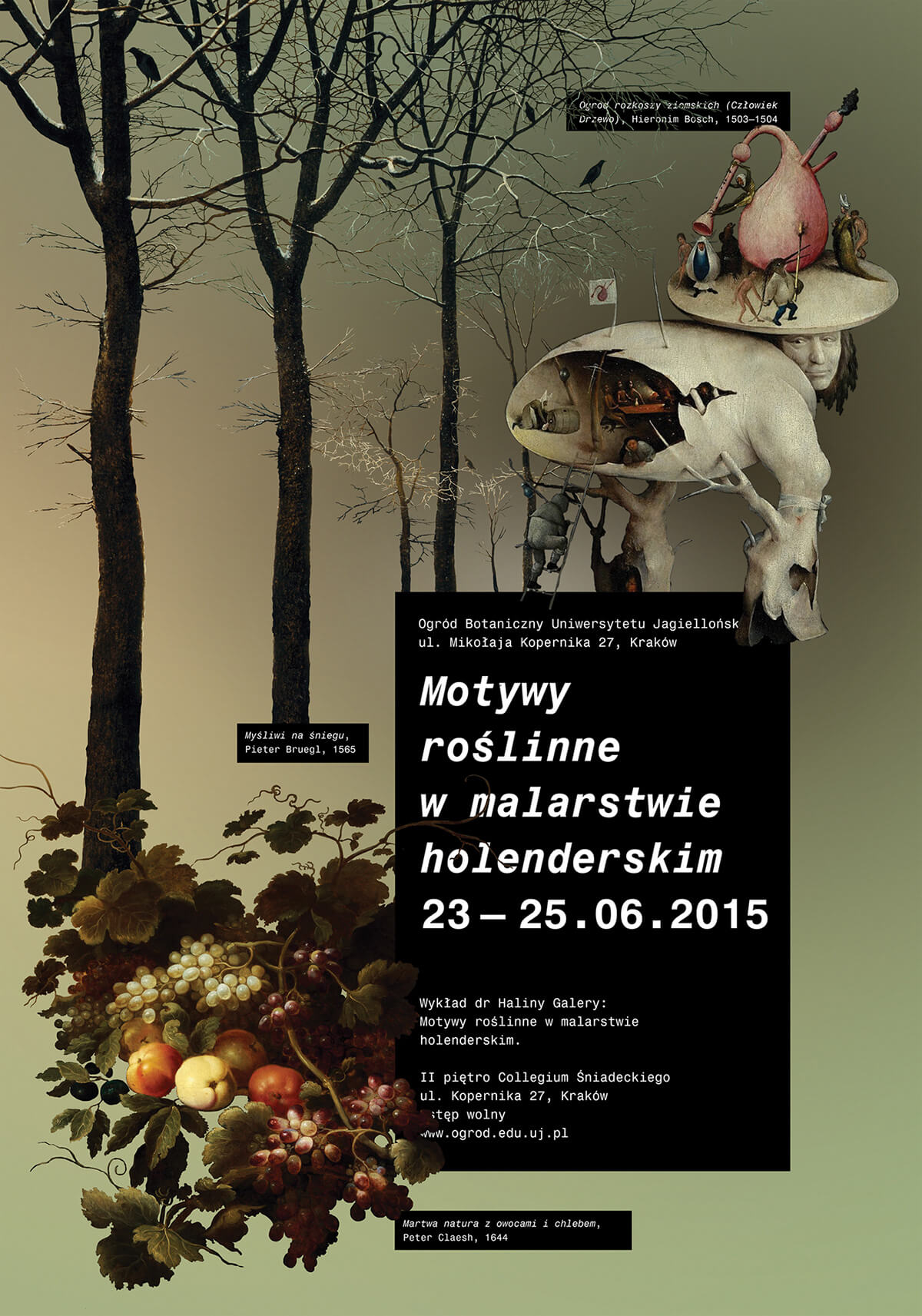 plakat pt. Motywy roślinne w malarstwie holenderskim