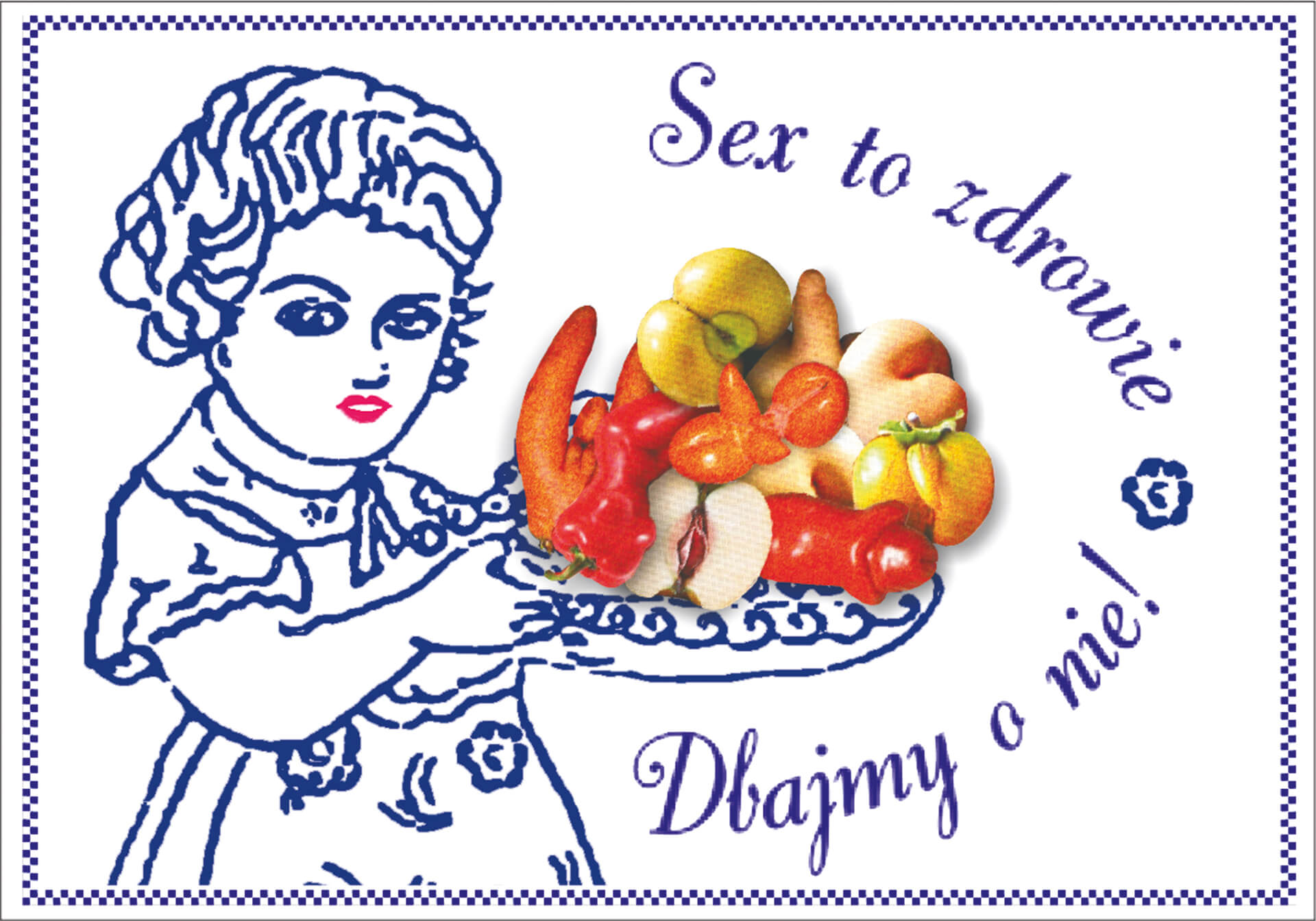 plakat pt. Sex to zdrowie