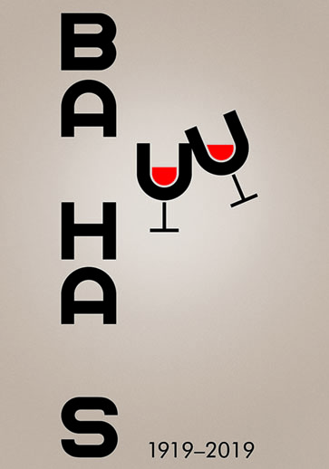 Plakat Bauhaus 1919–2019.